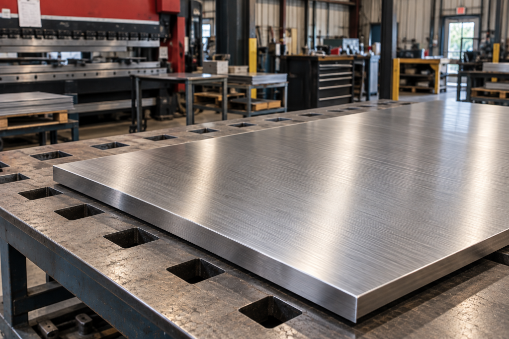 #4 Brushed Stainless Finish
